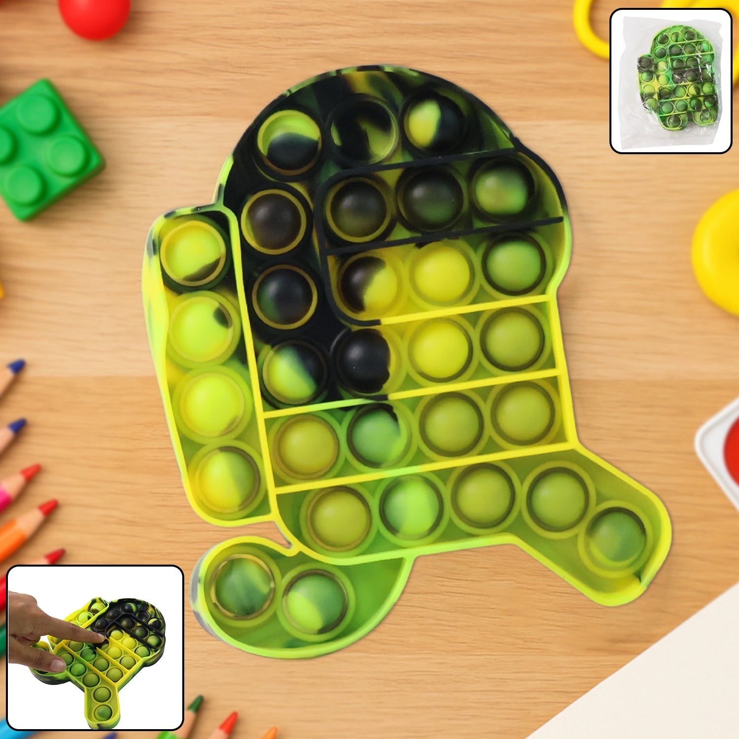 Premium Astronaut Silicone Pop It Fidget Toy (1 Pc) Premium Astronaut Silicone Pop It Fidget Toy (1 Pc)